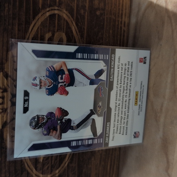 2023 Panini Contenders Zay Flowers / Dalton Kincaid Dual Rookie Card 🔥🔥🔥 - Picture 2 of 2
